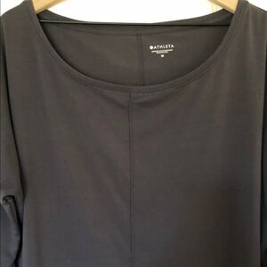 Athleta Women's Charcoal Long Sleeve Top